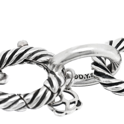 David Yurman Sterling Silver 12mm Large Oval Link Bracelet 3 of 3