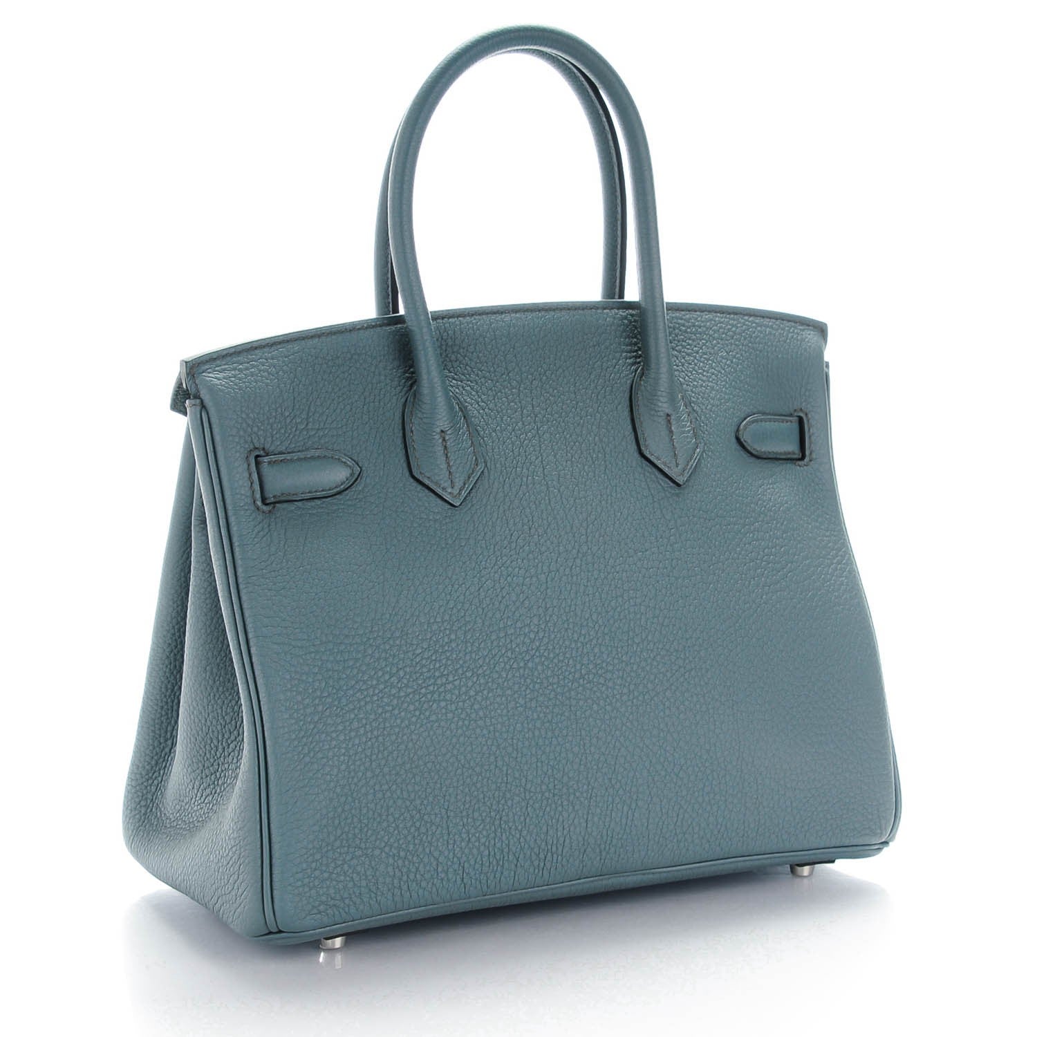 Hermes Taurillon Clemence Birkin 30 Bleu Orage 3 of 26