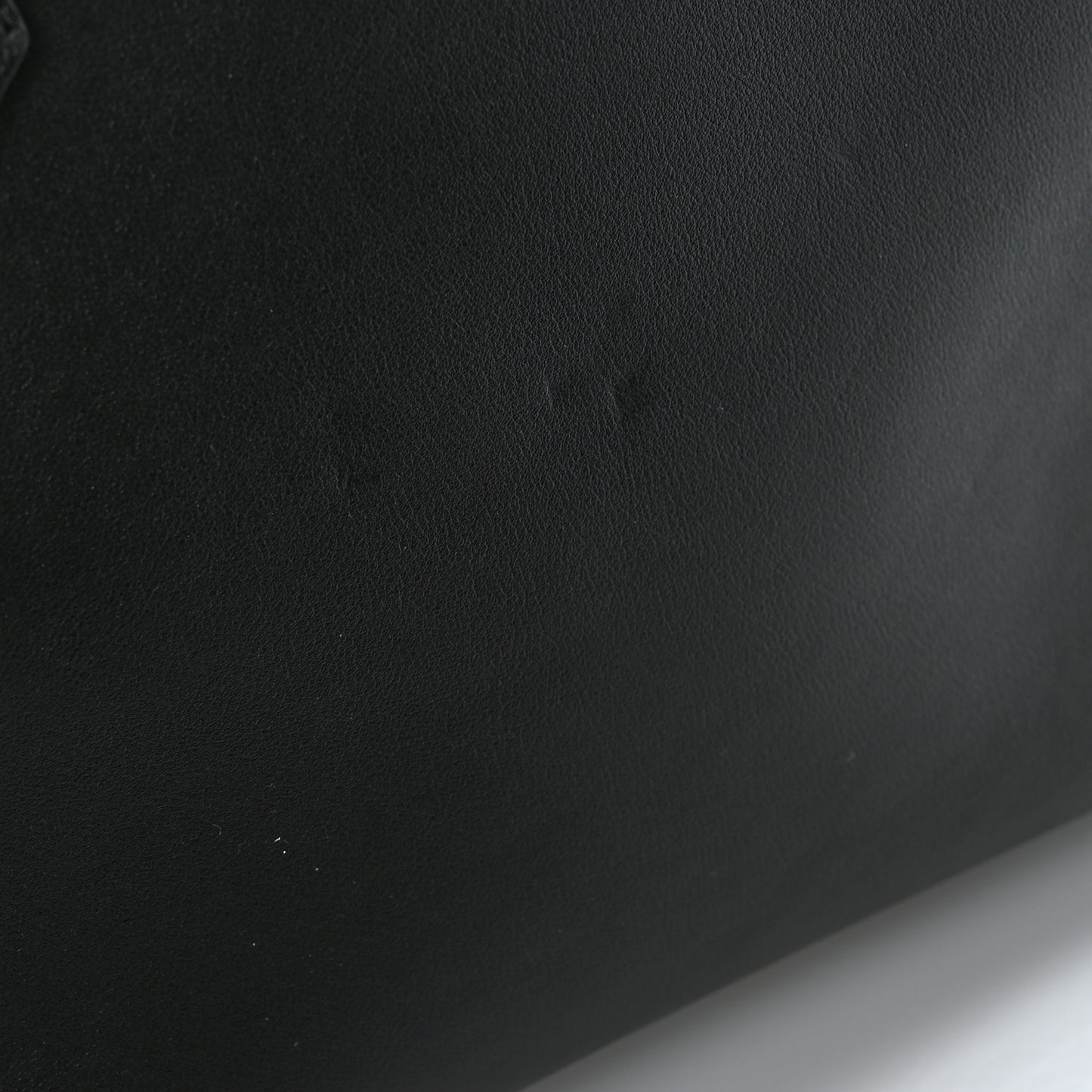 Calfskin Medium Diana Tote Bag Black Yellow Fluo