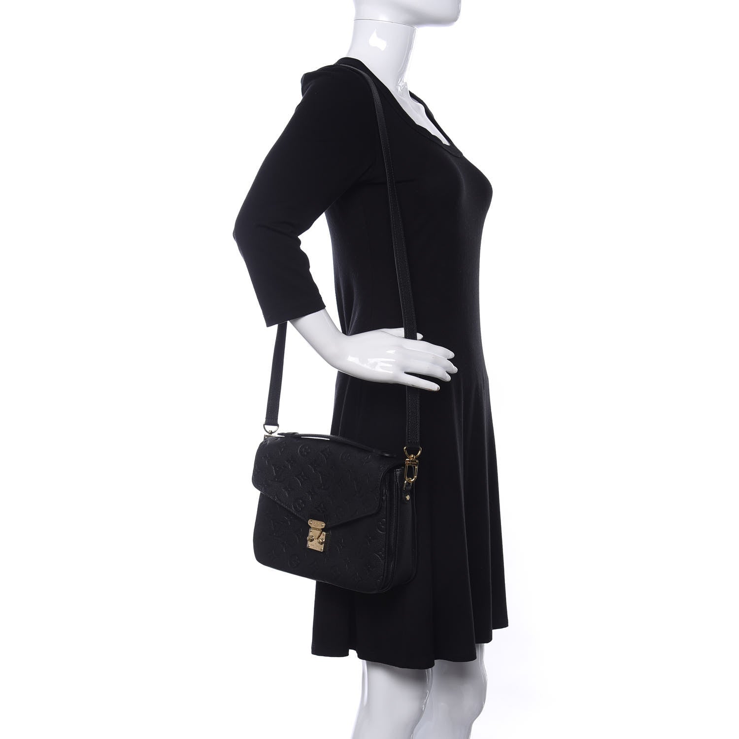 Louis Vuitton Empreinte Pochette Metis Black 2 of 10