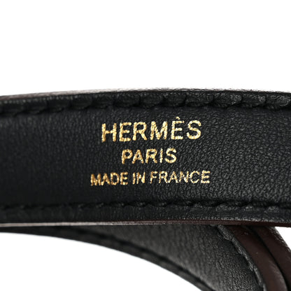 Hermes Swift Colormatic Kelly Retourne 25 Caban Black Chai Gold Etoupe 7 of 11