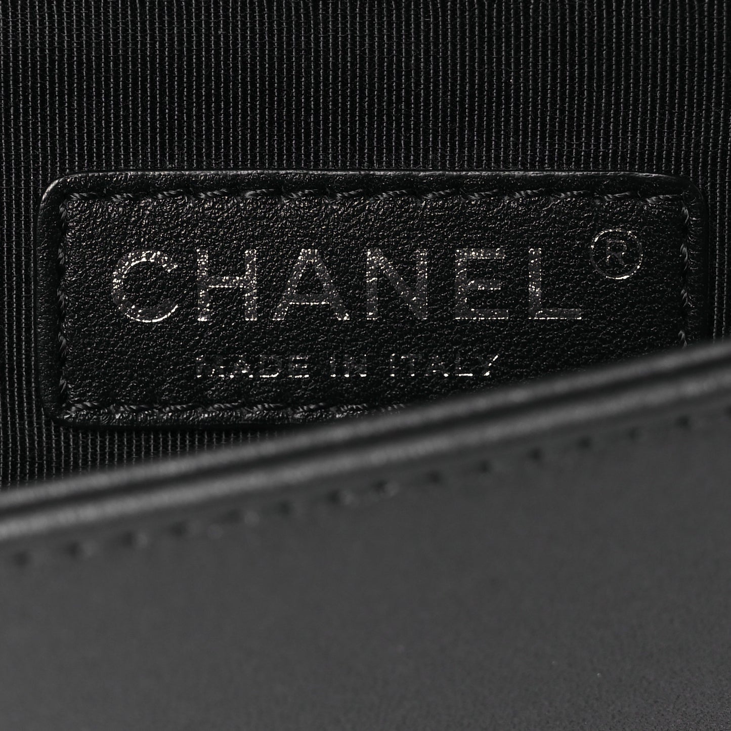 Lambskin Embossed Medium Boy Cube Flap Grey