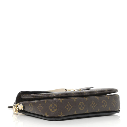 Louis Vuitton Monogram Braided Pochette Metis Creme Beige 4 of 11