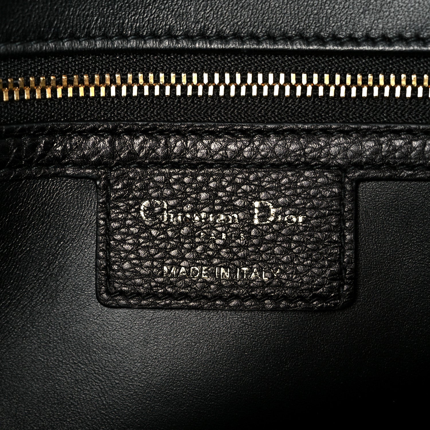 Christian Dior Calfskin Cannage Medium Caro Bag Black 6 of 11