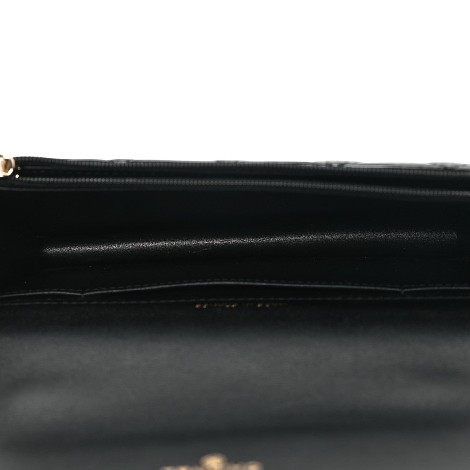 Chanel Patent Calfskin Quilted Flap Phone Holder With Chain Black 5 of 13