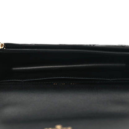 Chanel Patent Calfskin Quilted Flap Phone Holder With Chain Black 5 of 13