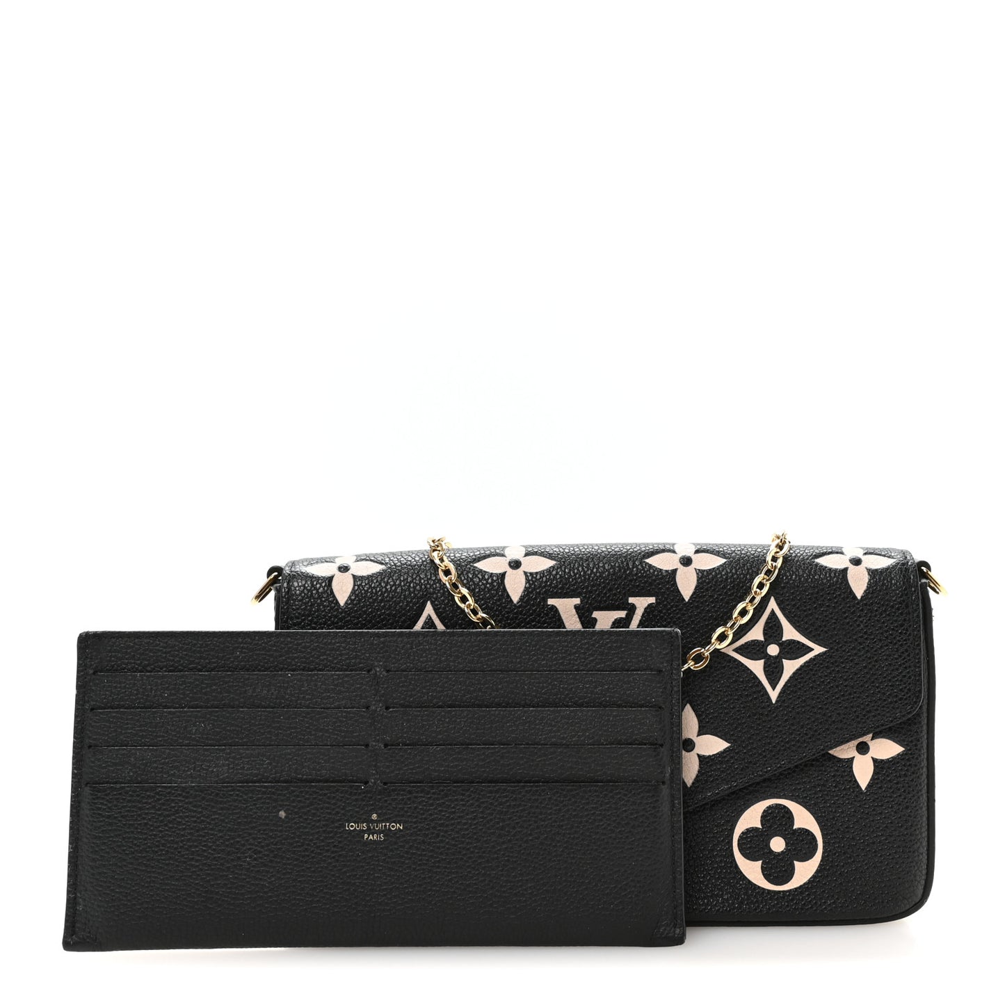 Empreinte Monogram Giant Felicie Pochette Black Beige