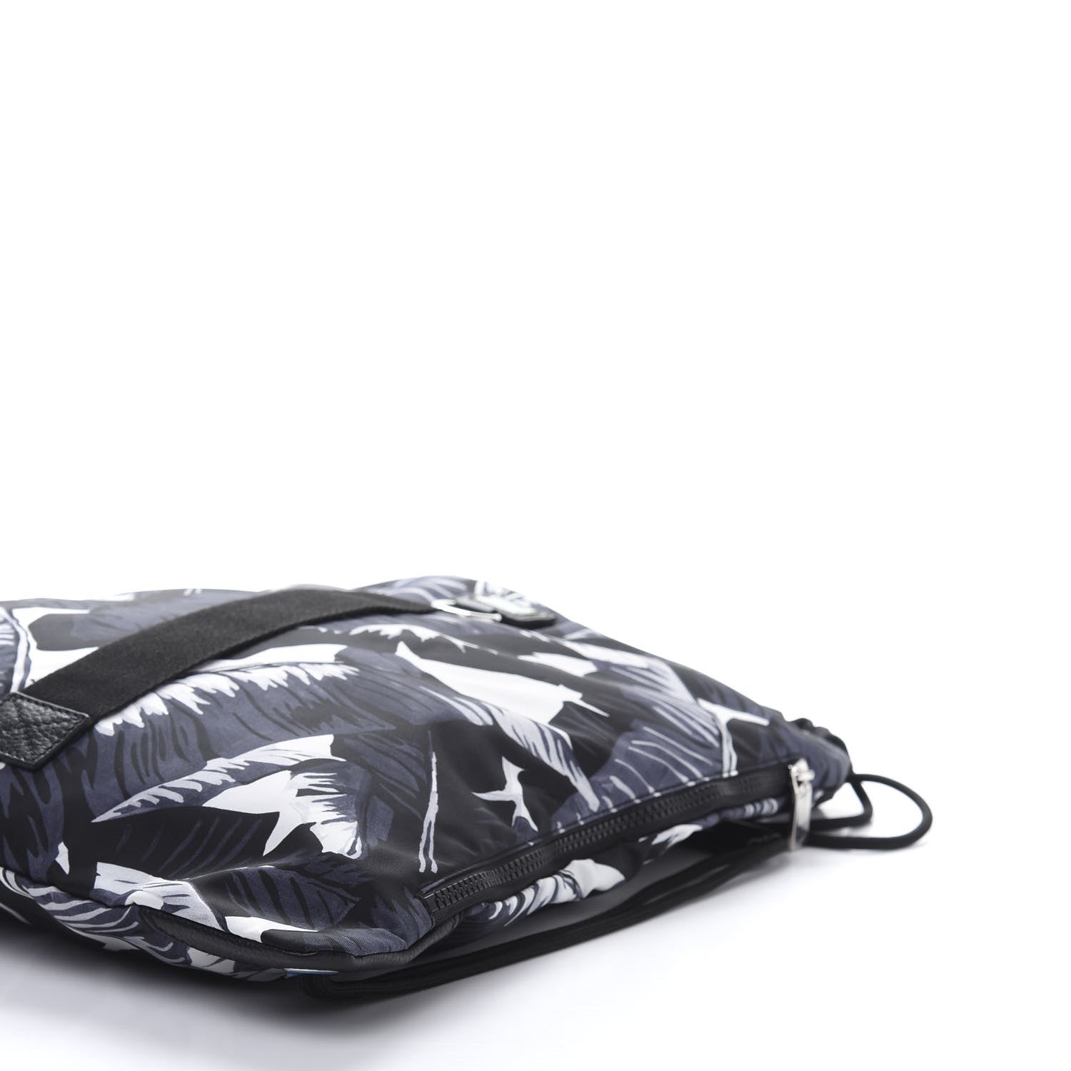 Dolce & Gabbana Nylon Printed Drawstring Backpack Black 6 of 9