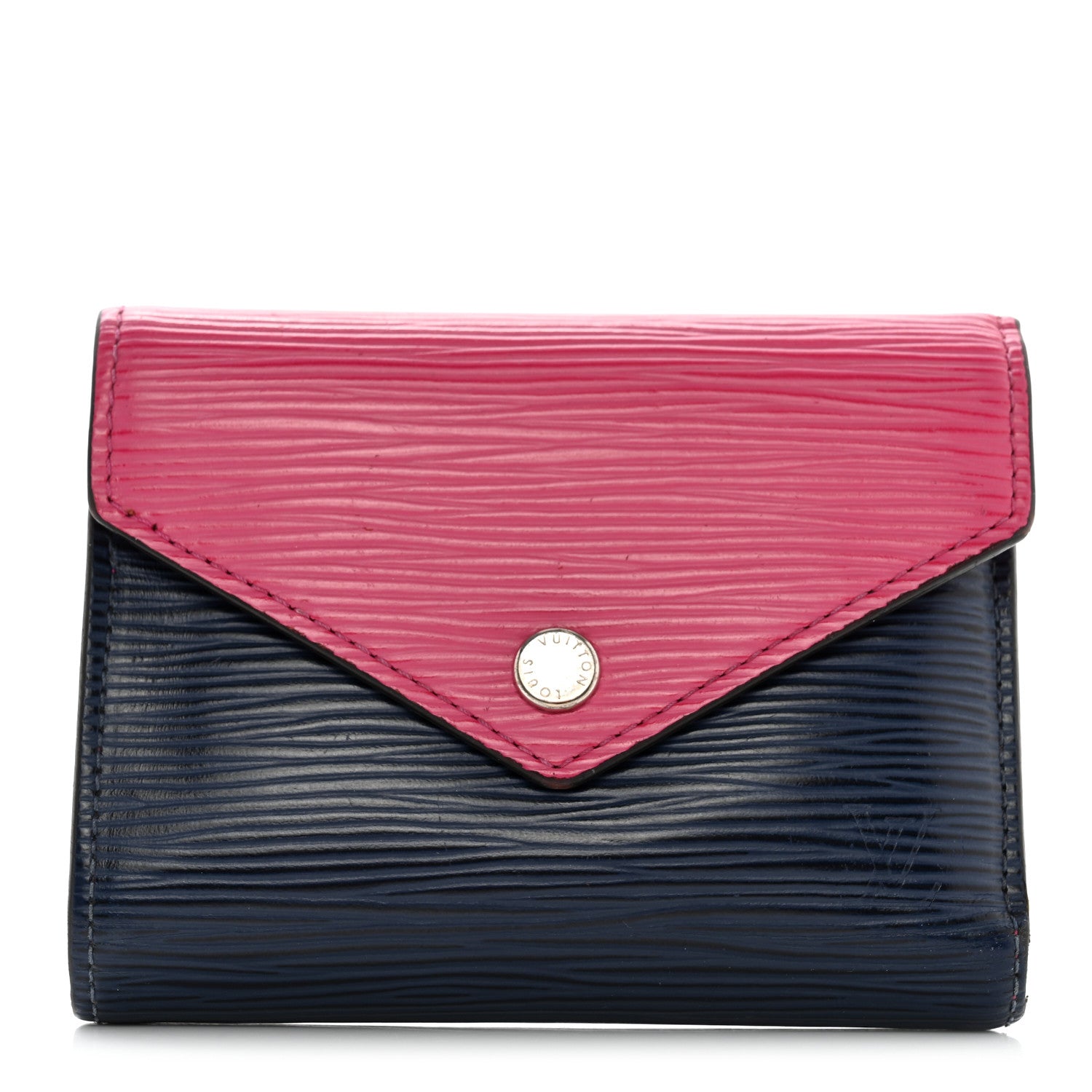 Louis Vuitton Epi Victorine Wallet Indigo Hot Pink 1 of 9