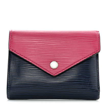 Louis Vuitton Epi Victorine Wallet Indigo Hot Pink 1 of 9