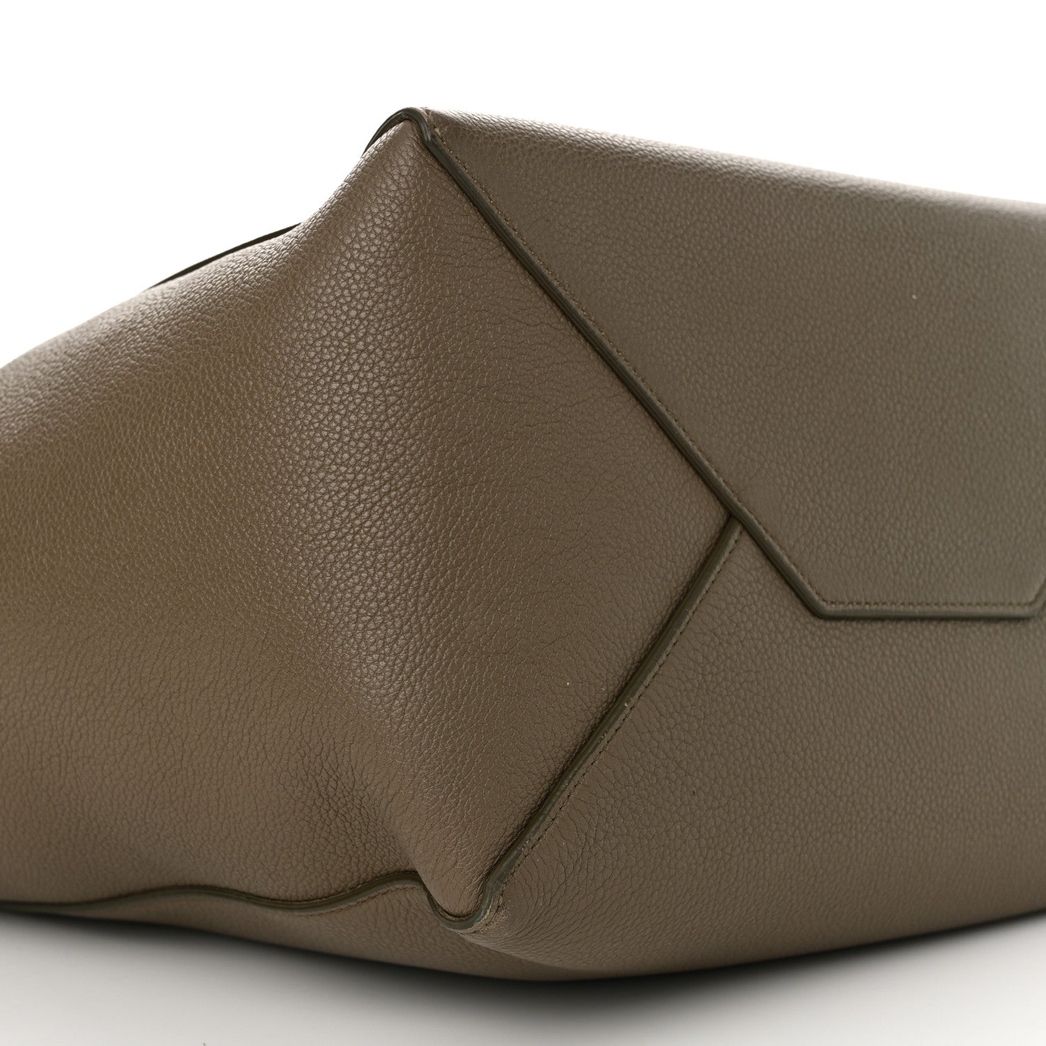 Celine Soft Grained Calfskin Small Belt Cabas Phantom  Taupe 10 of 16