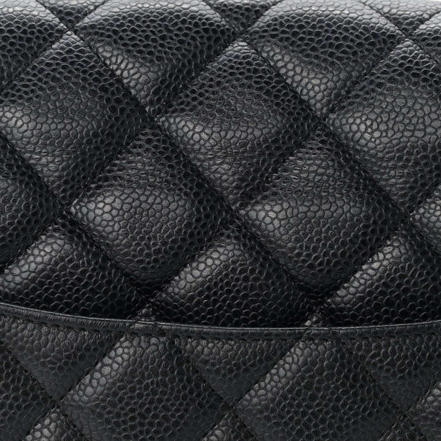 Caviar Quilted Maxi Single Flap Black
