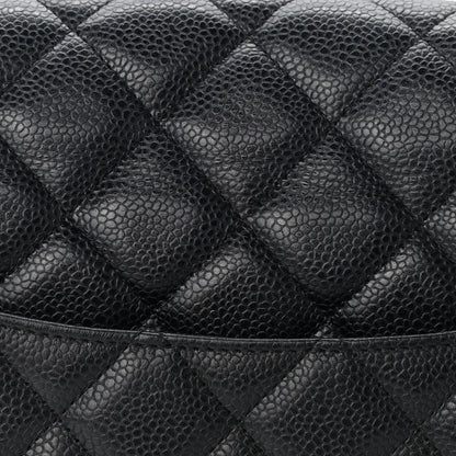 Chanel Caviar Quilted Maxi Single Flap Black 18 of 20