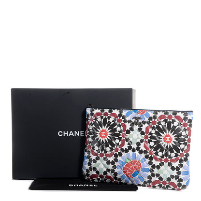 Chanel Coated Canvas Paris Dubai Medium Cosmetic Case Multicolor 8 of 8