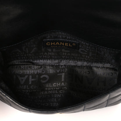 Chanel Lambskin Quilted Mini Chocolate Bar Camellia Flap Black 5 of 10