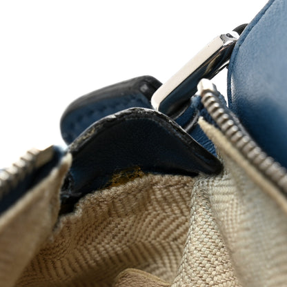 Loewe Calfskin Mini Puzzle Bag Blue 11 of 11