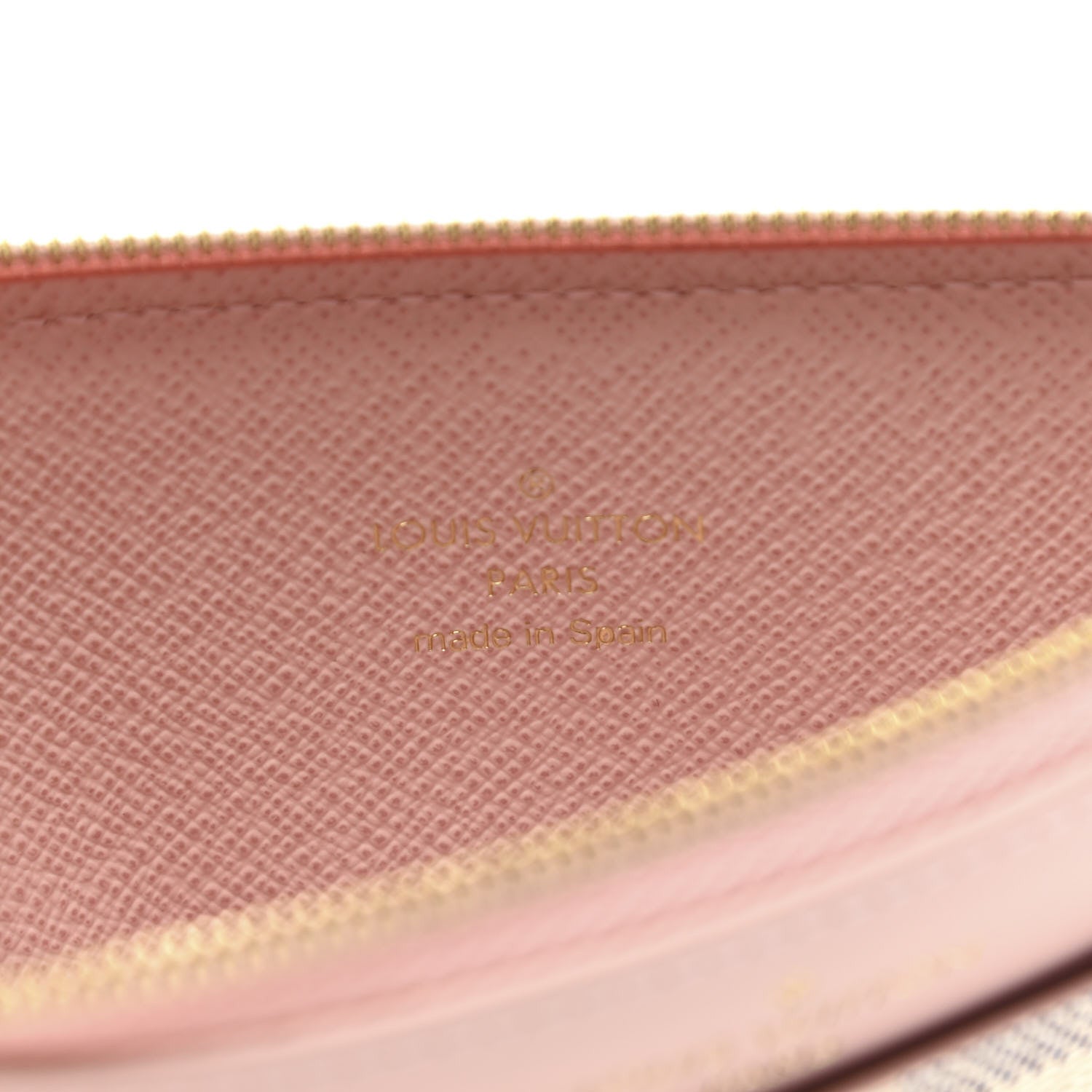 Louis Vuitton Damier Azur Slim Purse Rose Balerine 6 of 7