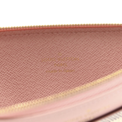 Louis Vuitton Damier Azur Slim Purse Rose Balerine 6 of 7
