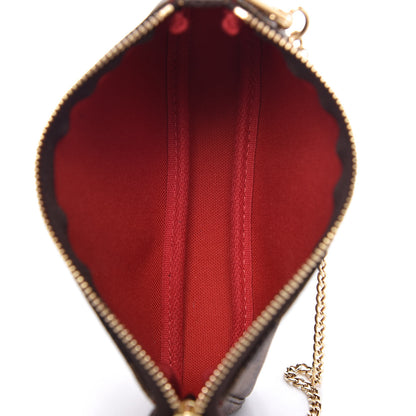 Louis Vuitton Damier Ebene Mini Pochette Accessories 5 of 9