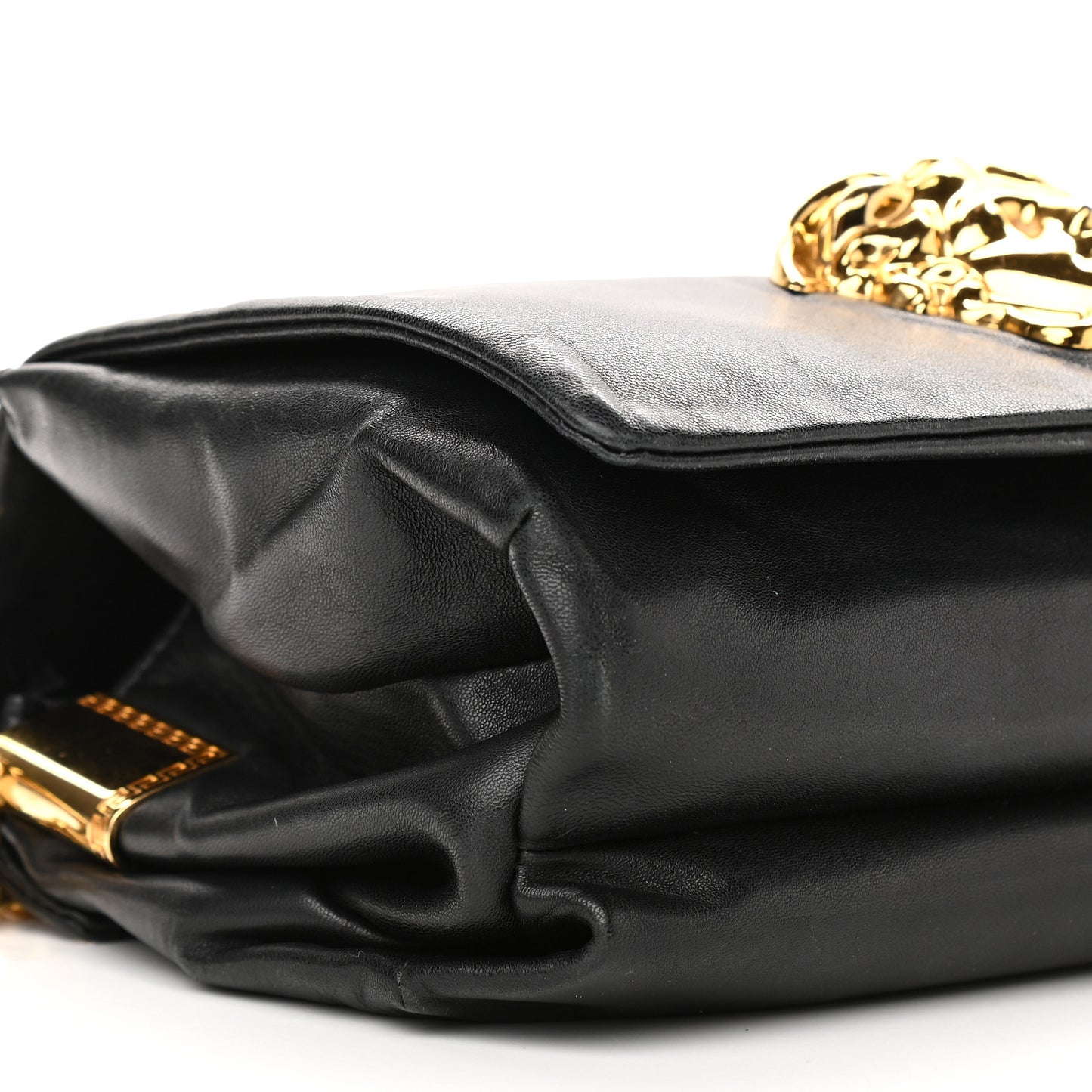 Nappa Palazzo Sultan Shoulder Bag Black