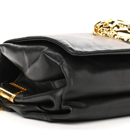 Versace Nappa Palazzo Sultan Shoulder Bag Black 6 of 7