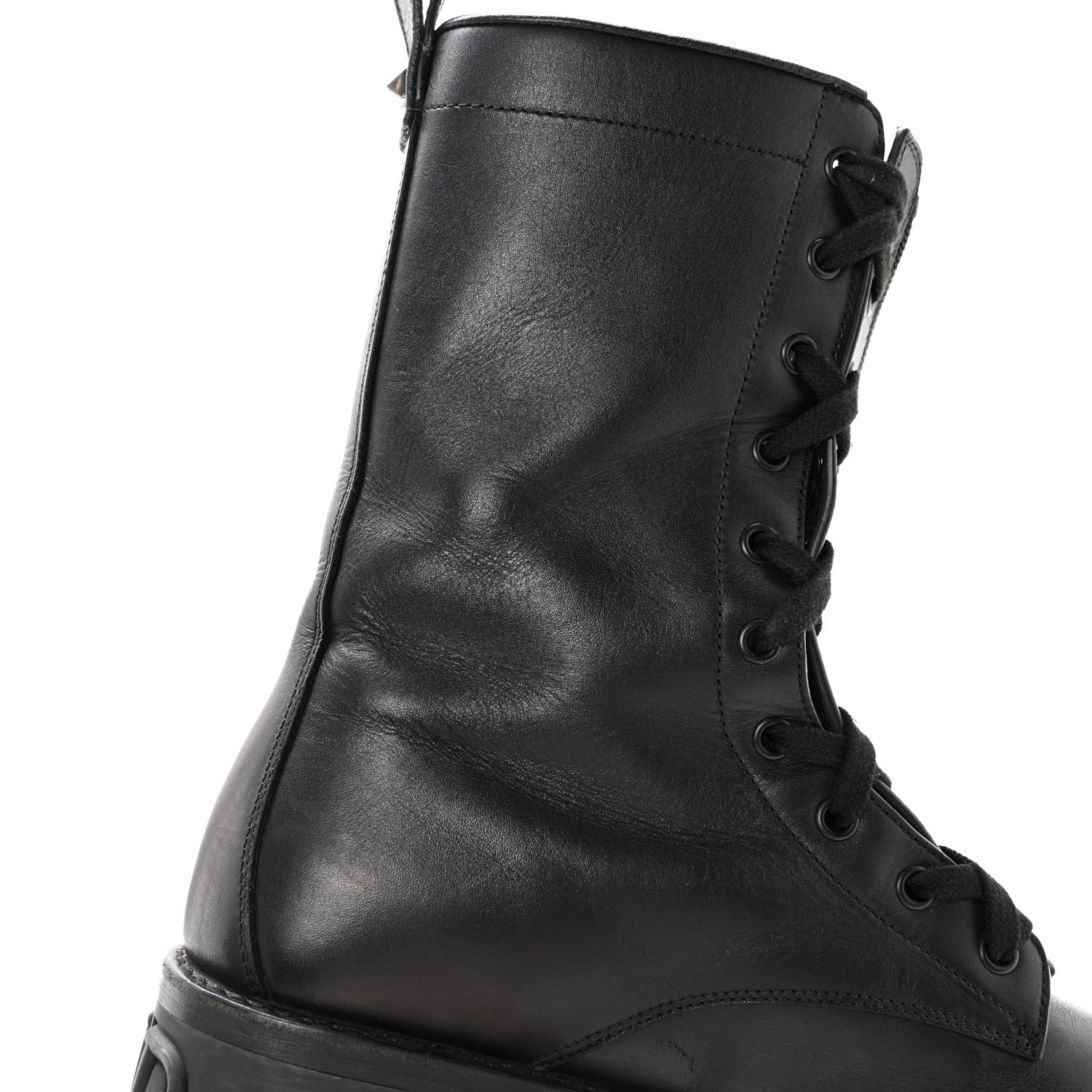 Valentino Garavani Calfskin XCombat 20/40mm Boots 40 Black 11 of 11