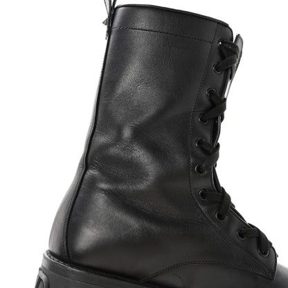 Valentino Garavani Calfskin XCombat 20/40mm Boots 40 Black 11 of 11