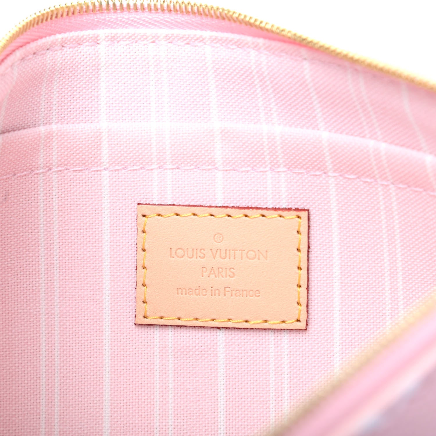 Louis Vuitton Monogram By The Pool Neverfull MM Pochette Light Pink 6 of 6