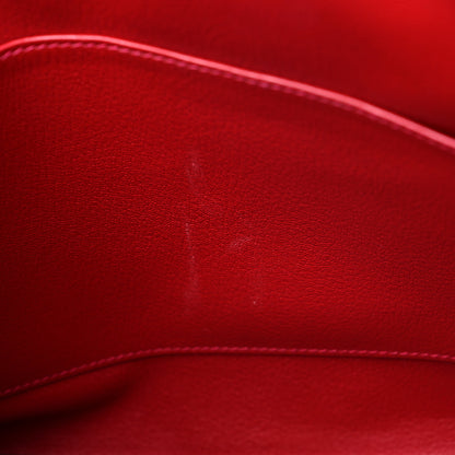 Hermes Togo Horseshoe Birkin 35 Rouge Casaque 13 of 15