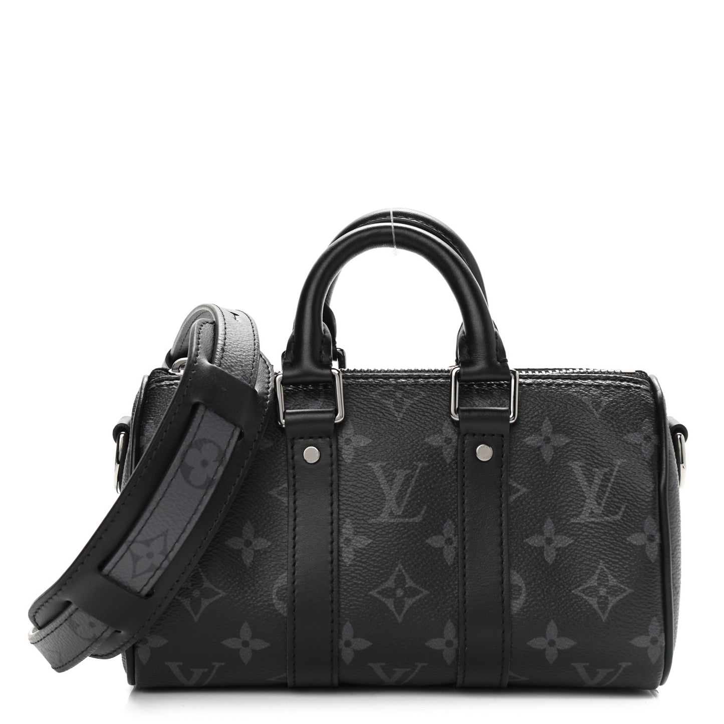 Reverse Monogram Eclipse Keepall XS Black