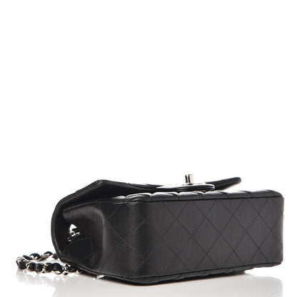 Chanel Lambskin Quilted Mini Rectangular Flap Black 4 of 13