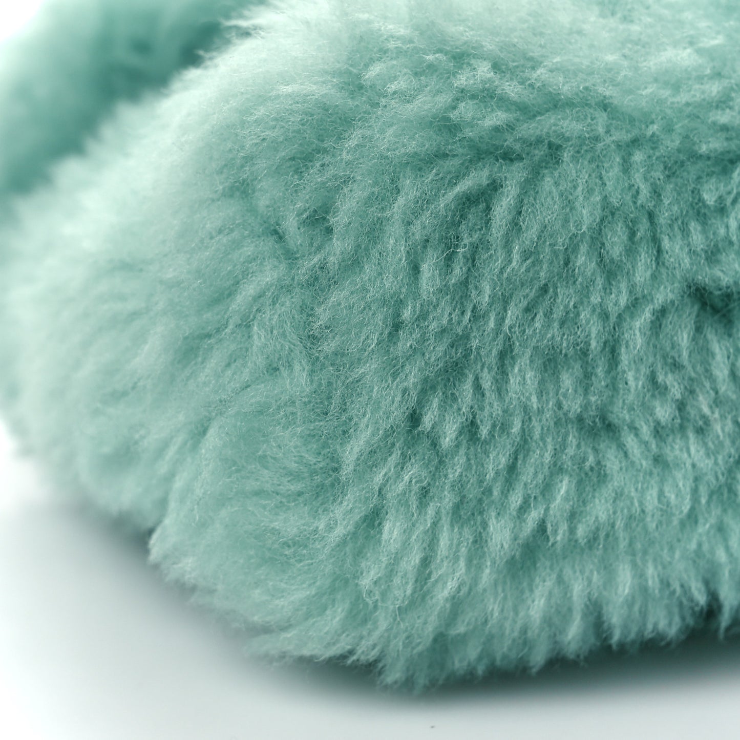 Shearling Quilted Monogram Loulou Puffer Pouch Clutch Iced Mint