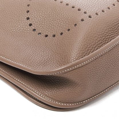 Hermes Taurillon Clemence Evelyne III PM Etoupe 5 of 9