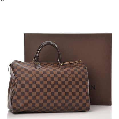 Louis Vuitton Damier Ebene Speedy 35 15 of 15