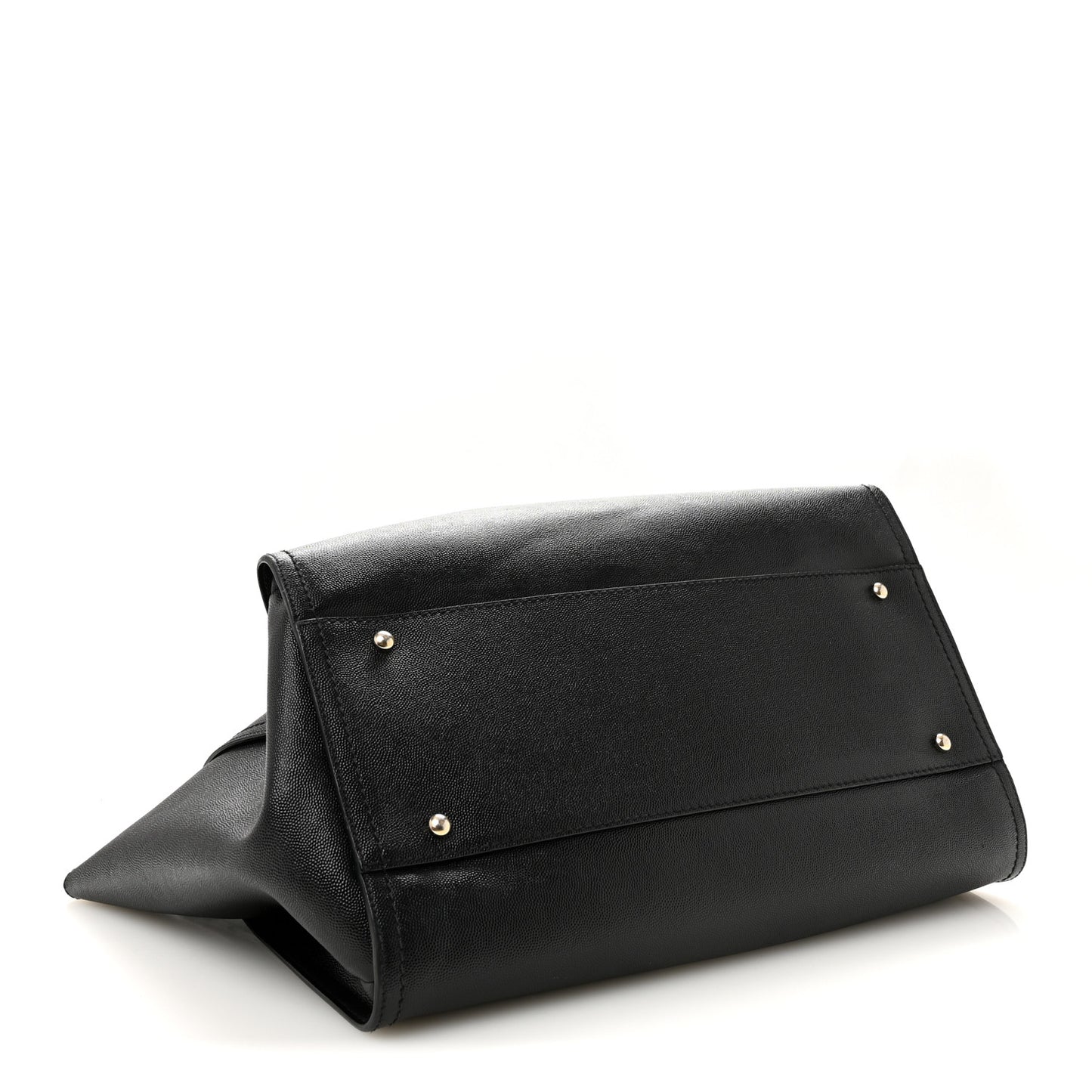 Caviar Large Studded Deauville Tote Black