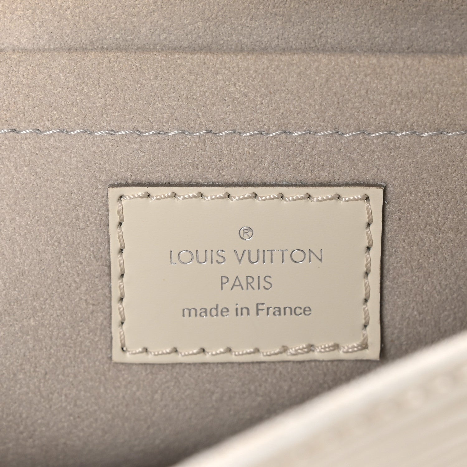Louis Vuitton Epi Montaigne Clutch Ivory 6 of 12