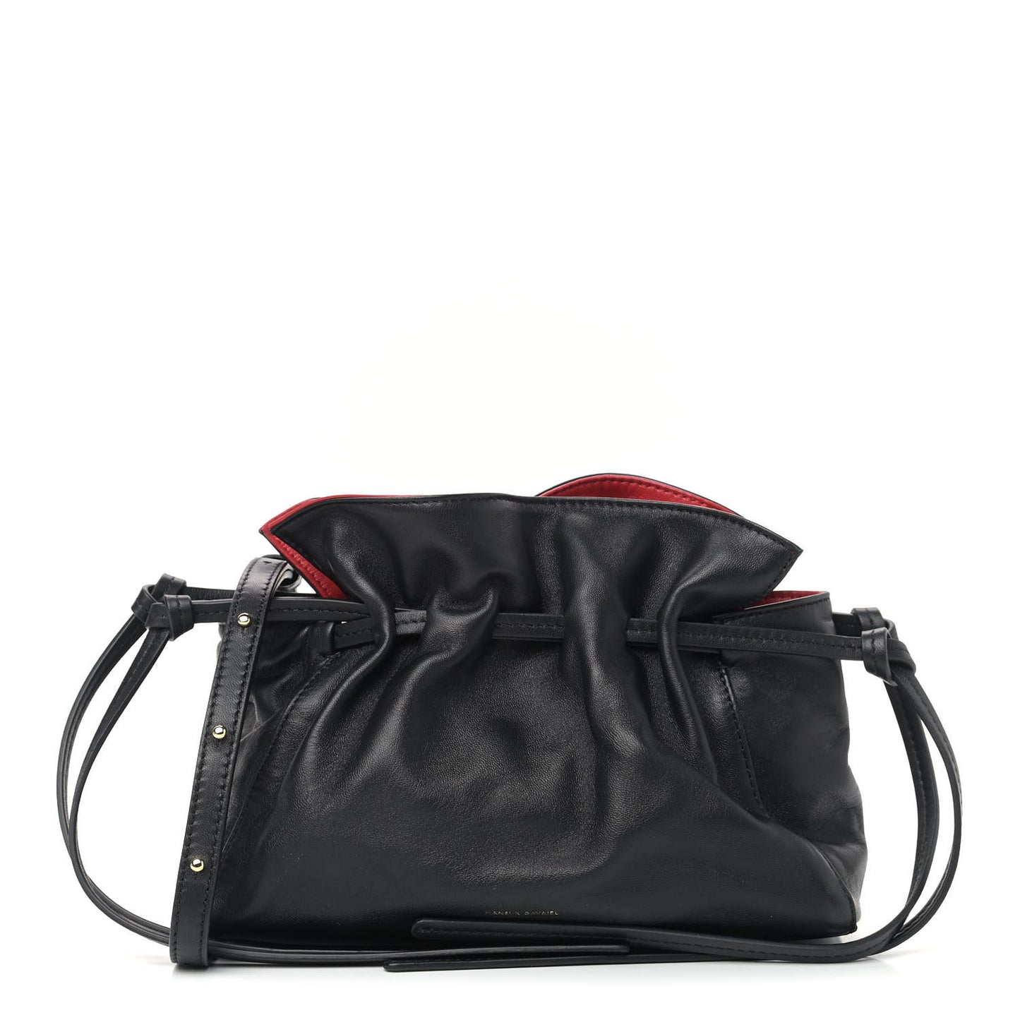 Lambskin Mini Protea Bag Black Flamma