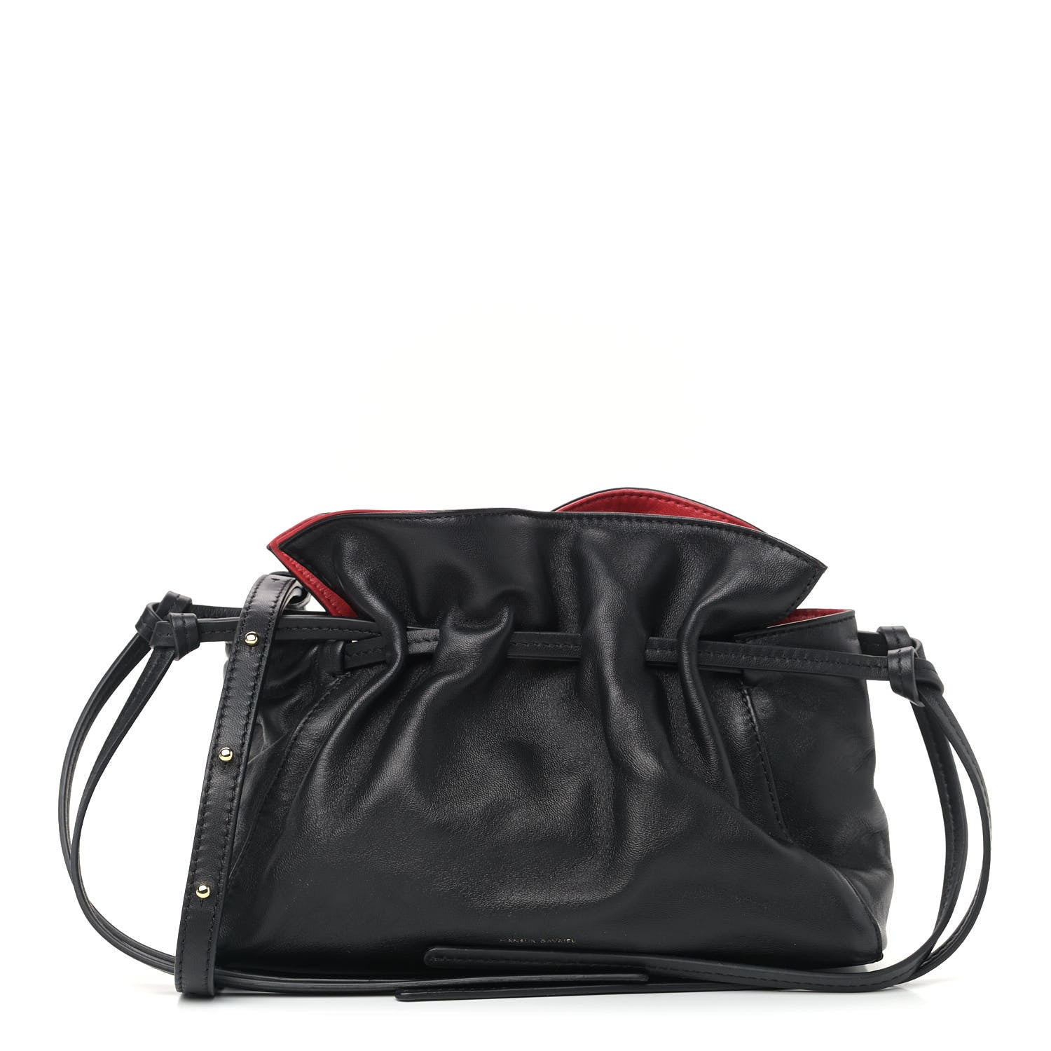 Mansur Gavriel Lambskin Mini Protea Bag Black Flamma 1 of 7
