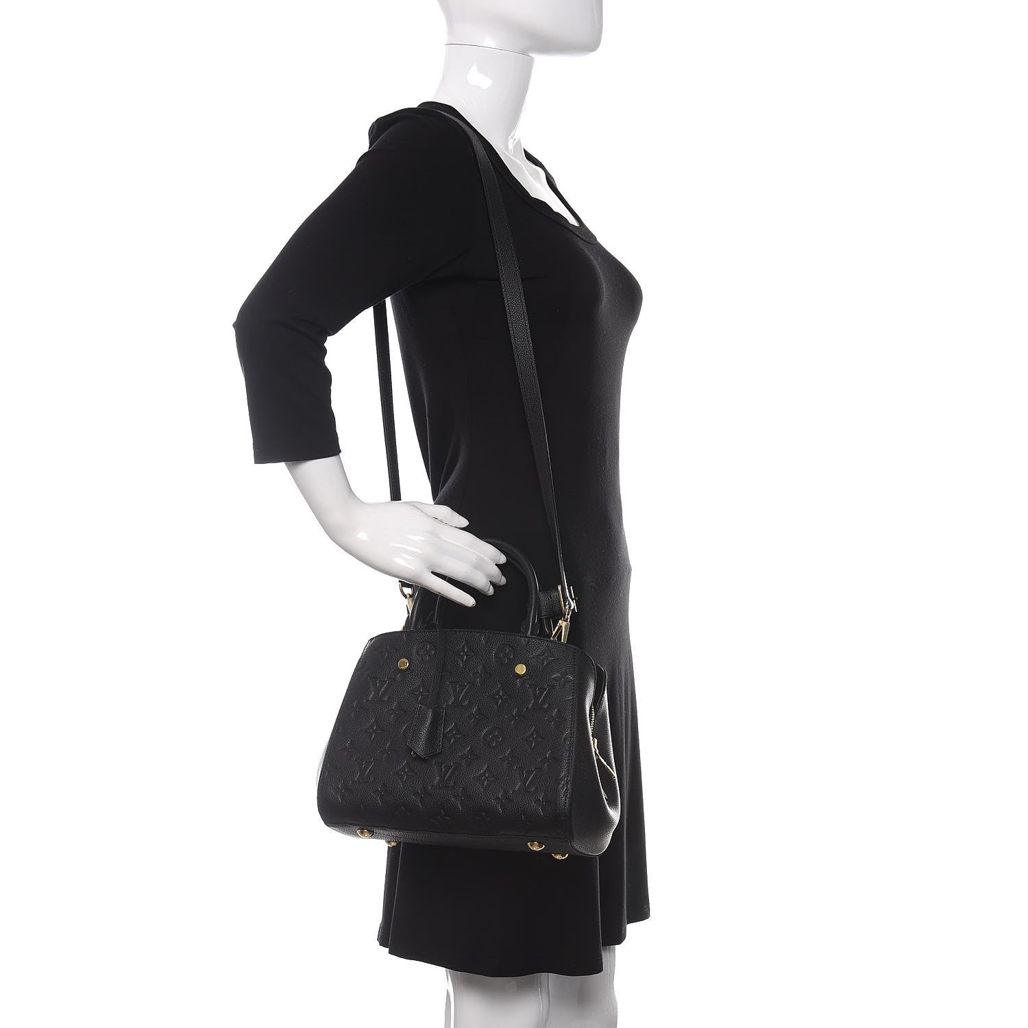 Louis Vuitton Empreinte Montaigne BB Black 2 of 9