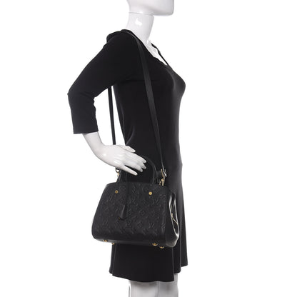Louis Vuitton Empreinte Montaigne BB Black 2 of 9