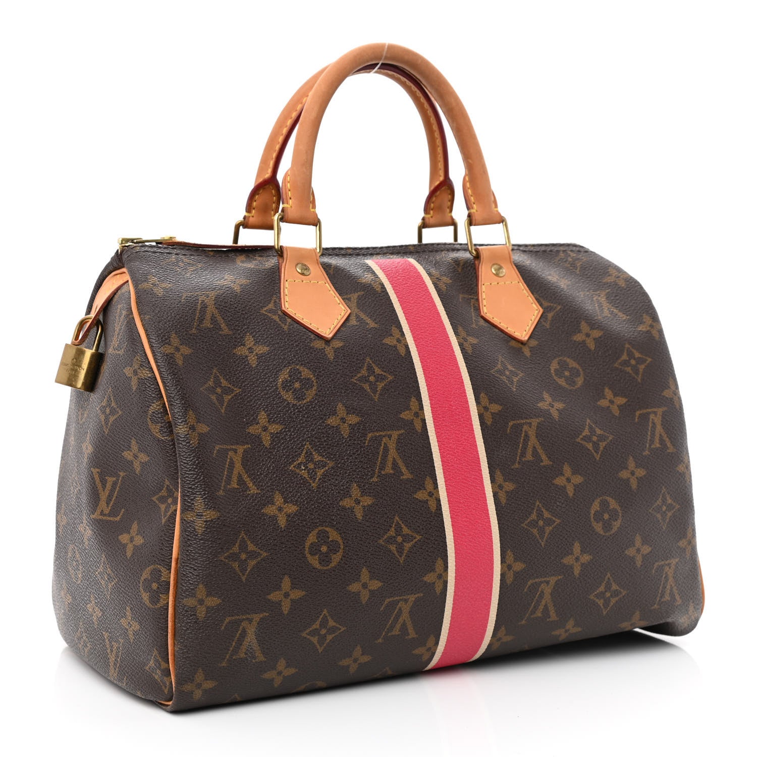 Louis Vuitton Monogram My LV Heritage Speedy 30 Fuchsia Ivory 3 of 11
