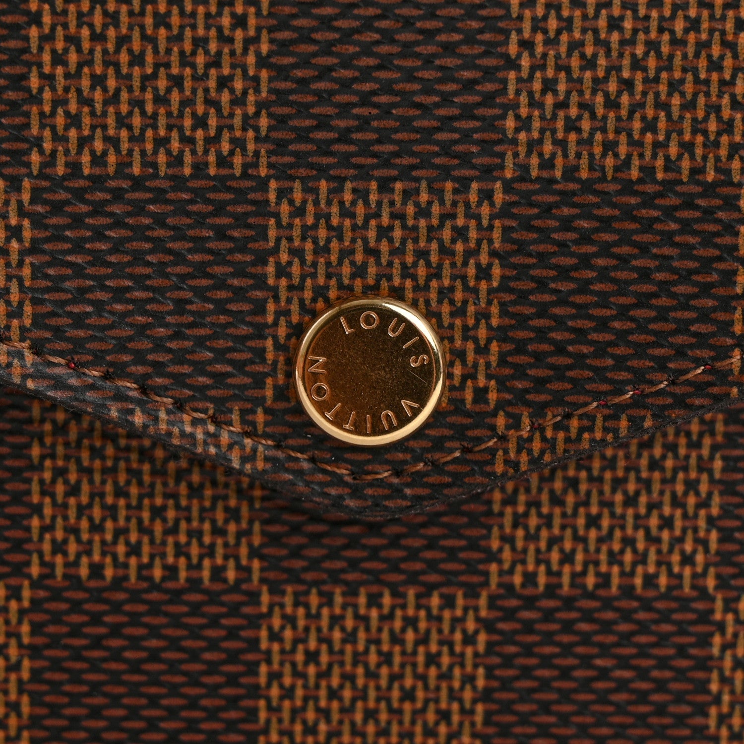 Louis Vuitton Damier Ebene Pochette Felicie Chain Wallet 12 of 14