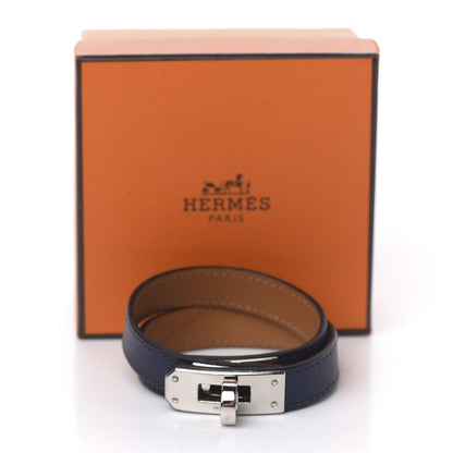 Hermes Swift Kelly Double Tour Bracelet S Bleu Saphir 8 of 8