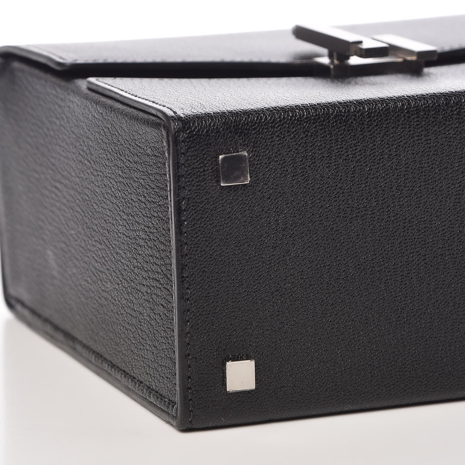 Hermes Chevre Mysore Cinhetic Boxy Top Handle Bag Black 10 of 12