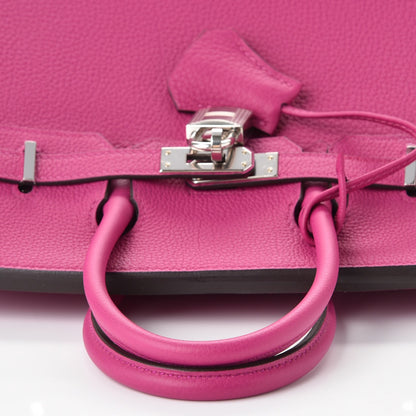 Hermes Togo Birkin 25 Rose Pourpre 23 of 36