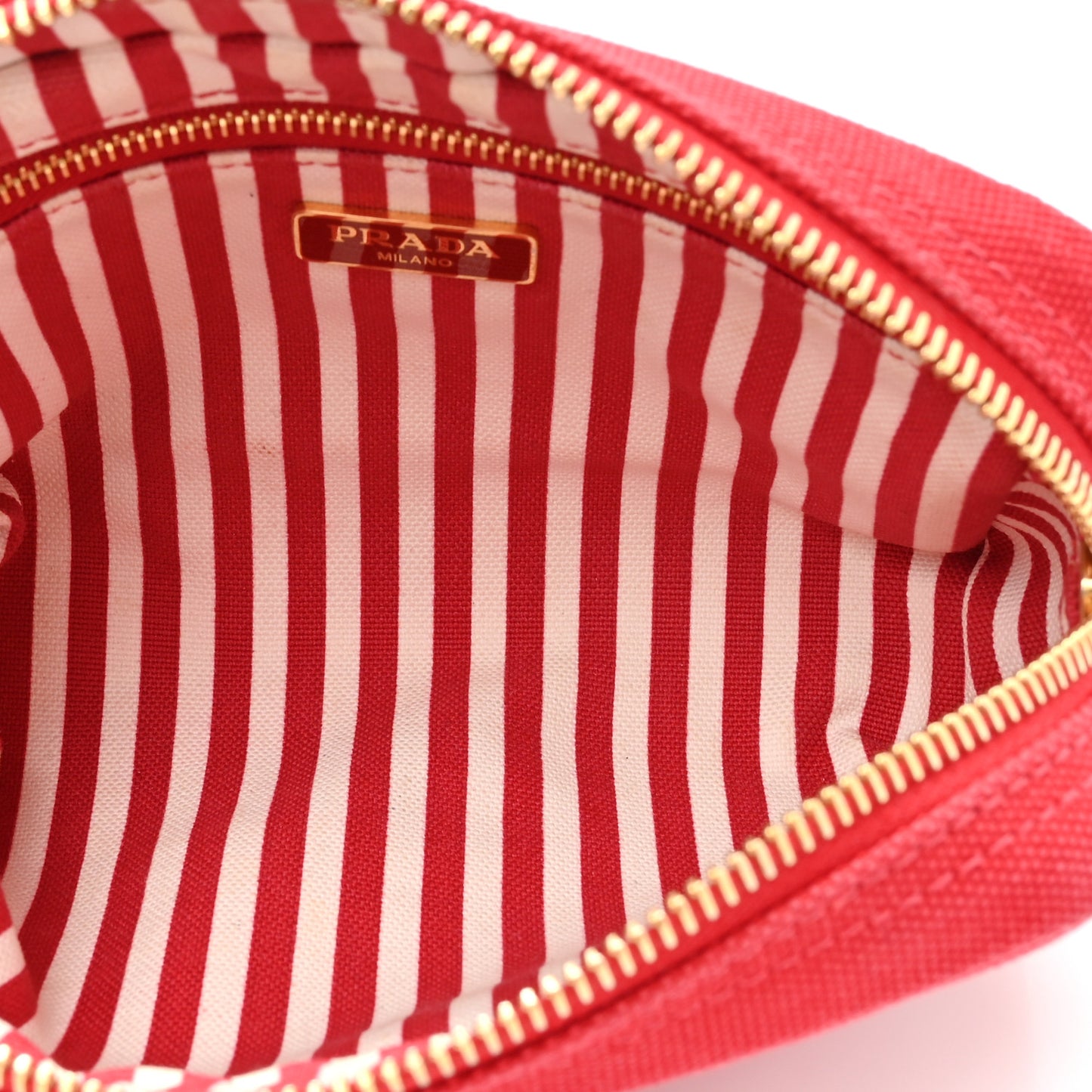 Canvas Canapa Logo Pouch Rosso
