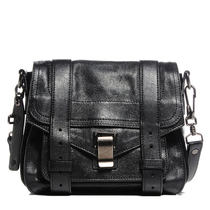 Proenza Schouler Leather PS1 Pouch Messenger Bag Black 1 of 13