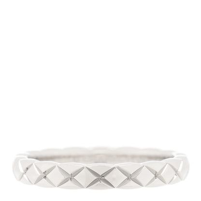 Chanel Platinum Mini Coco Crush Ring 49 4.75 1 of 4