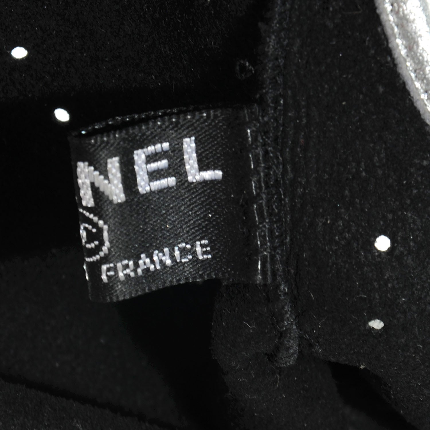 Chanel Lambskin Fingerless CC Gloves Black 7 5 of 5