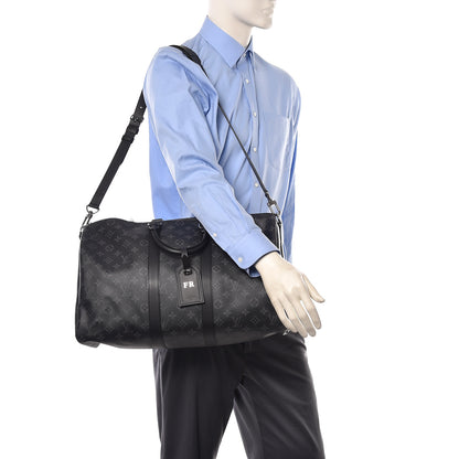 Louis Vuitton Monogram Eclipse Keepall Bandouliere 45 2 of 9
